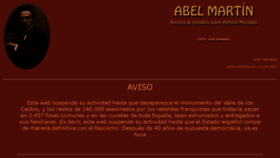 What Abelmartin.com website looked like in 2020 (3 years ago)