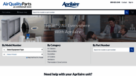 What Airqualityparts.com website looked like in 2020 (3 years ago)