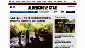 What Aldergrovestar.com website looked like in 2020 (3 years ago)