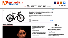 What Australiannews.net website looked like in 2020 (3 years ago)