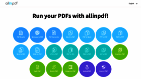 What Allinpdf.com website looked like in 2020 (3 years ago)