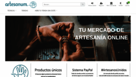 What Artesanum.com website looked like in 2020 (3 years ago)