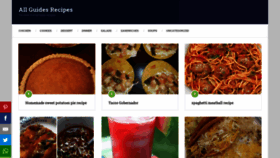 What Allguiderecipes.info website looked like in 2020 (3 years ago)