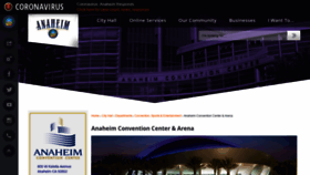 What Anaheimconventioncenter.com website looked like in 2020 (3 years ago)
