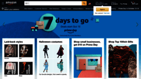 What Amezon.com website looked like in 2020 (3 years ago)