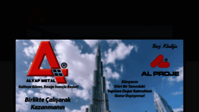 What Alyapmetal.com.tr website looked like in 2020 (3 years ago)