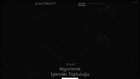 What Algotrasoft.com website looked like in 2020 (4 years ago)