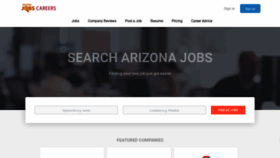 What Azjobscareers.com website looked like in 2020 (3 years ago)
