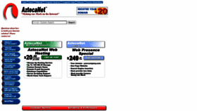 What Azteca.net website looked like in 2020 (3 years ago)
