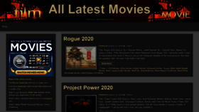 What Alllatestmovie.com website looked like in 2020 (3 years ago)
