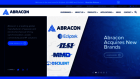 What Abracon.com website looked like in 2020 (3 years ago)
