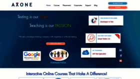 What Axone-tech.uk website looked like in 2020 (4 years ago)
