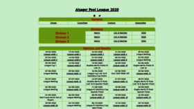 What Alsagerpoolleague.co.uk website looked like in 2020 (3 years ago)