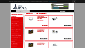 What Athena-shop.it website looked like in 2020 (3 years ago)
