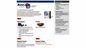What Accuglobe.net website looked like in 2020 (3 years ago)