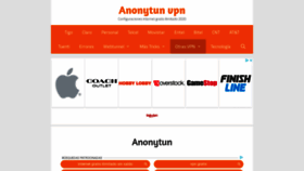 What Anonytunapk.com website looked like in 2020 (3 years ago)