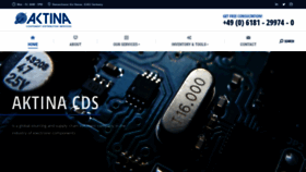 What Aktina-cds.com website looked like in 2020 (3 years ago)