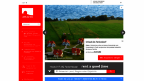 What Atraveo.de website looked like in 2020 (3 years ago)