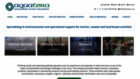 What Aquatera.co.uk website looked like in 2020 (3 years ago)