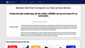 What Appfurpc.com.de website looked like in 2020 (3 years ago)