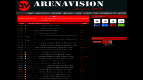 What Arenavision.online website looked like in 2020 (3 years ago)