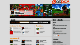 What Altpick.com website looked like in 2020 (3 years ago)