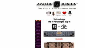 What Avalondesign.com website looked like in 2020 (3 years ago)