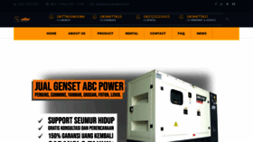 What Abcpowergenset.com website looked like in 2020 (3 years ago)