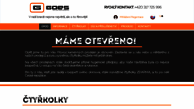What Atv-goes.cz website looked like in 2020 (3 years ago)