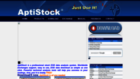 What Aptistock.com website looked like in 2020 (3 years ago)