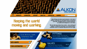 What Alkoncorp.com website looked like in 2020 (3 years ago)