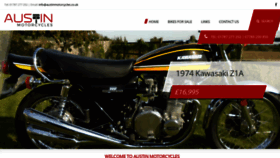 What Austinmotorcycles.co.uk website looked like in 2020 (3 years ago)