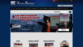What Avions-bateaux.com website looked like in 2020 (3 years ago)