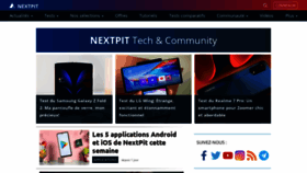 What Androidpit.fr website looked like in 2020 (3 years ago)