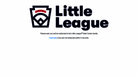 What Apps.littleleague.org website looked like in 2020 (3 years ago)