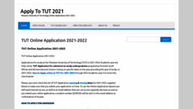 What Applytut.com website looked like in 2020 (3 years ago)