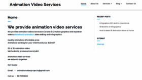 What Animationvideoservices.in website looked like in 2020 (3 years ago)