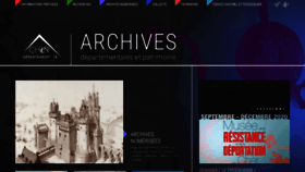 What Archives18.fr website looked like in 2020 (3 years ago)