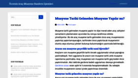 What Aracmuayeneverandevu.com website looked like in 2020 (3 years ago)
