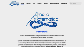 What Amolamatematica.it website looked like in 2020 (3 years ago)