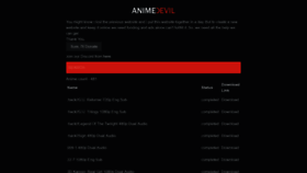 What Animedevil.com website looked like in 2020 (3 years ago)