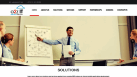 What A2zit.net website looked like in 2020 (5 years ago)