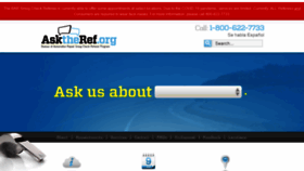 What Asktheref.org website looked like in 2020 (3 years ago)