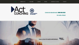 What Actcoaching.com.br website looked like in 2020 (3 years ago)