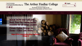 What Arthurfindlaycollege.org website looked like in 2020 (4 years ago)