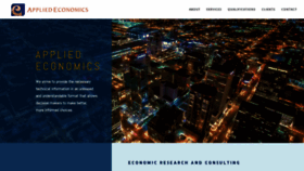 What Aeconomics.com website looked like in 2020 (3 years ago)
