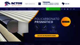 What Actos.com.br website looked like in 2020 (3 years ago)