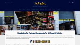 What Agmpartscomponents.co.uk website looked like in 2020 (3 years ago)