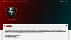 What Alliancex.org website looked like in 2020 (4 years ago)