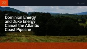 What Atlanticcoastpipeline.com website looked like in 2020 (3 years ago)